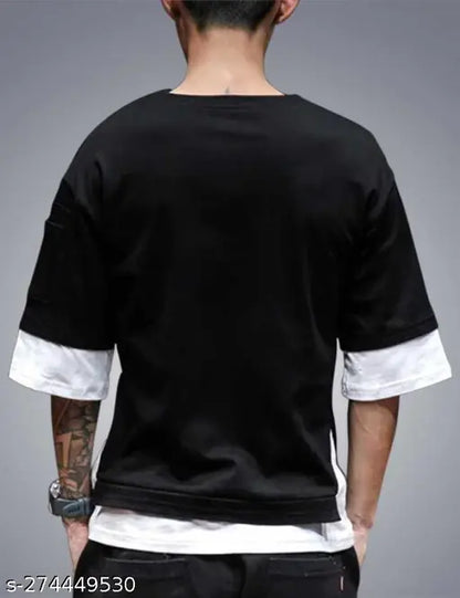 Hip Hop "Tshirt" for Men Black