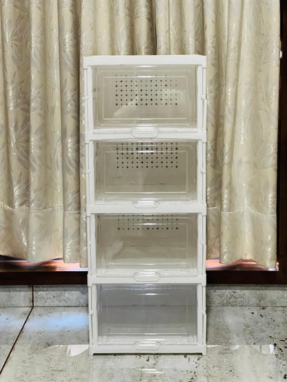 4 Layer Foldable Shoe Rack-Organizer