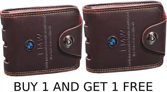 Wallet for Men (Brown, Pack of 2)